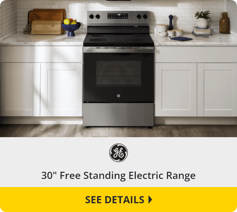 GE 30" Free Standing Electric Range