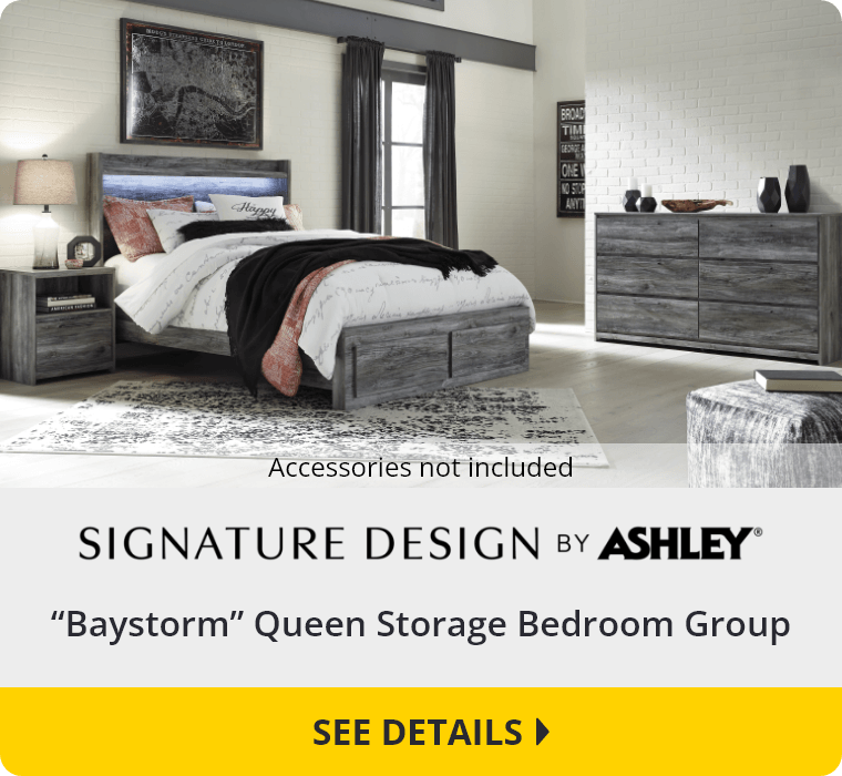Signature Design by Ashley “Baystorm” Queen Storage Bedroom Group