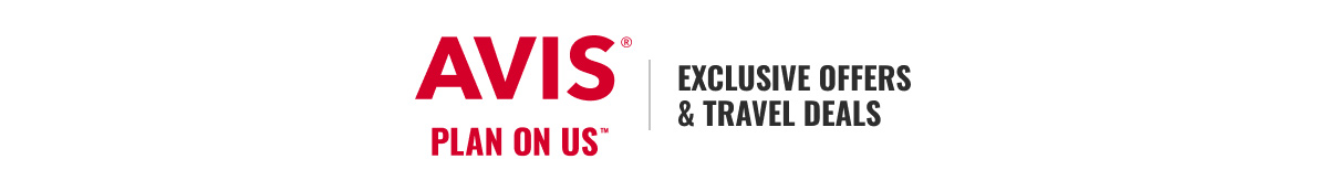 AVIS® PLAN ON US™ | EXCLUSIVE OFFERS & TRAVEL DEALS
