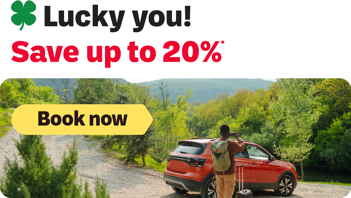 Lucky you! Save up to 20%. Book now