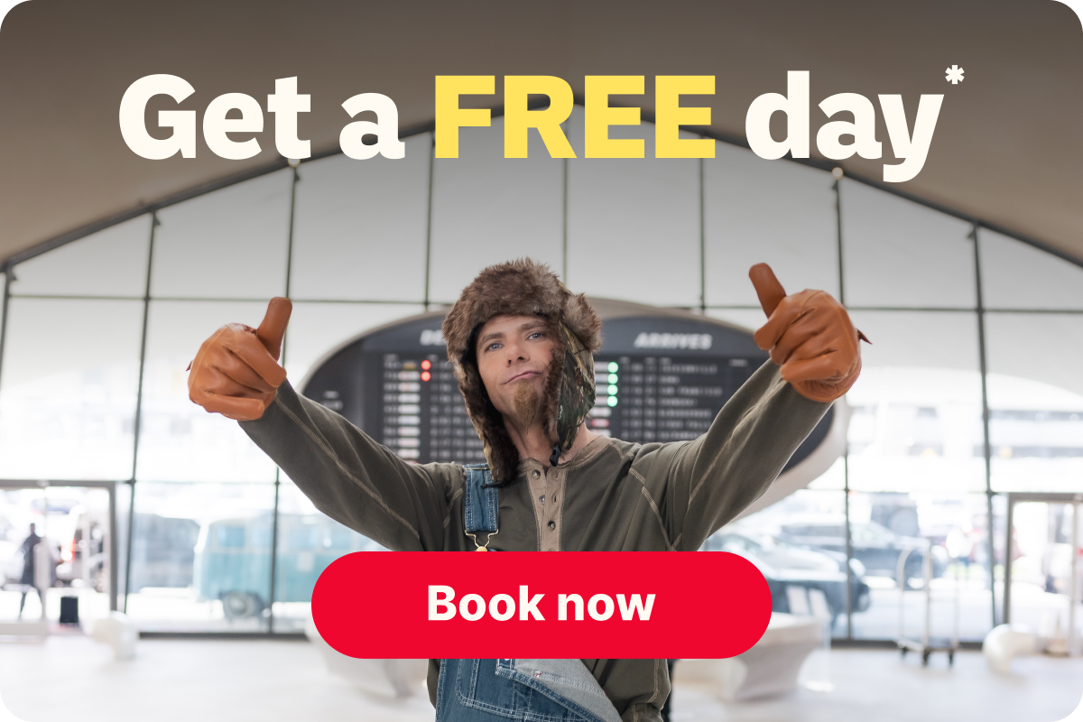 Get a FREE day | Book now