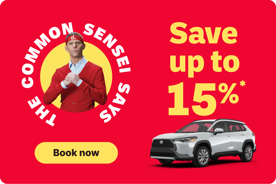 Common Sensei misses you | Save up to 15% now* | Book now