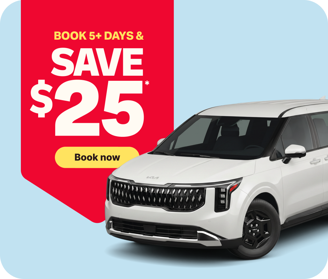Book 5+ Days & Save $25* | Book now