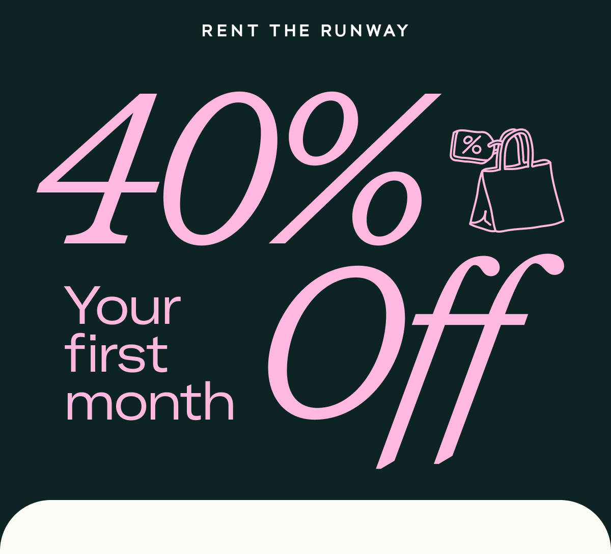 40% Off Your first month