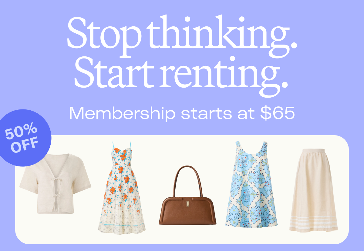 Stop thinking. Start renting.