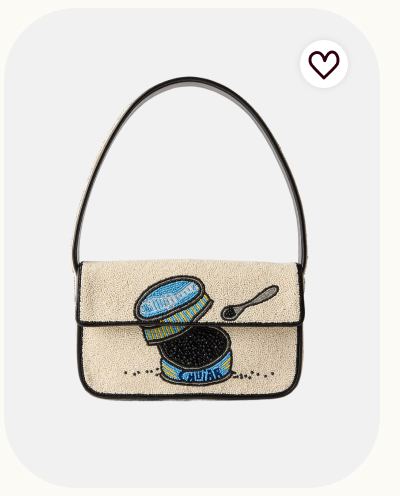 Caviar Tommy Beaded Bag