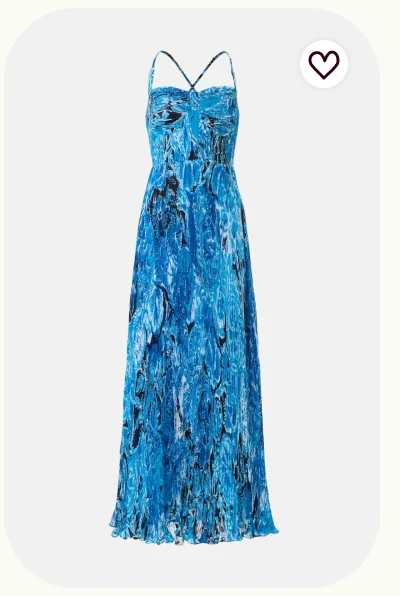 Micro Pleat Kiara Dress