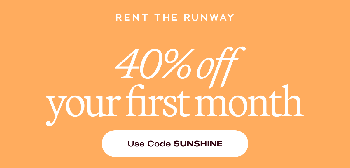 40% off your first month