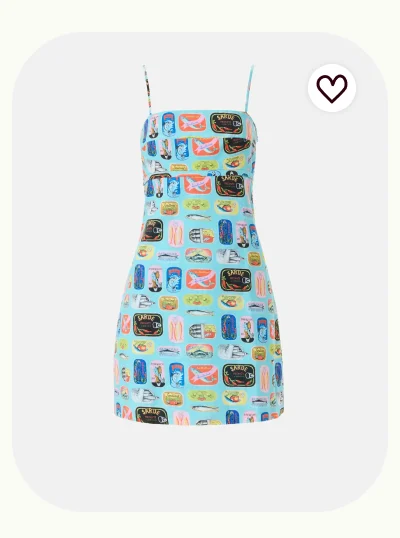 Gwen Sardine Print Dress