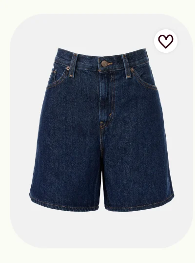High Waist Baggy Short