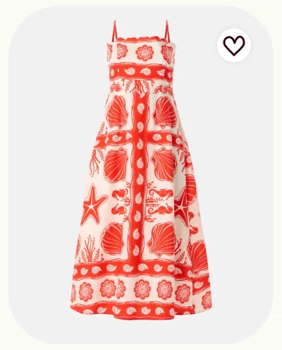Spaghetti Strap Midi Dress