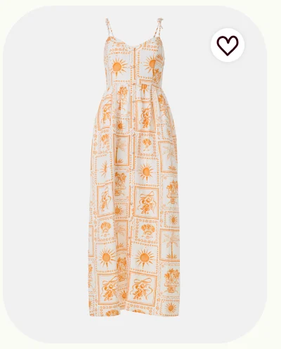 Tie Shoulder Midi Dress
