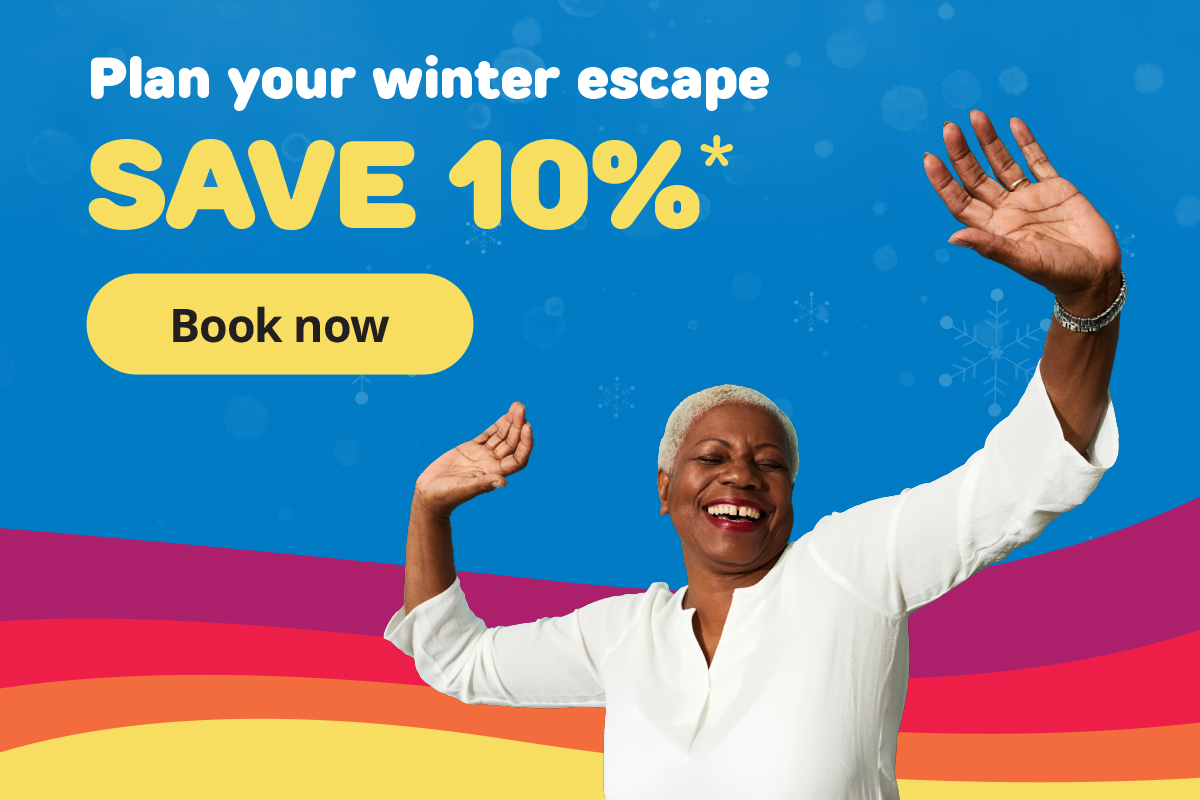 Plan your winter escape Save 10%. Book now