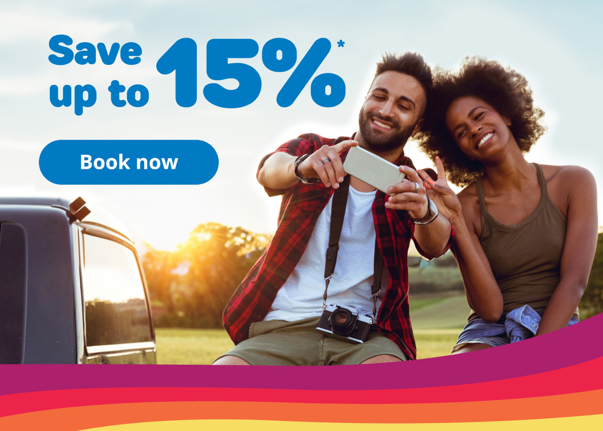 Save up to 15%* | Book now