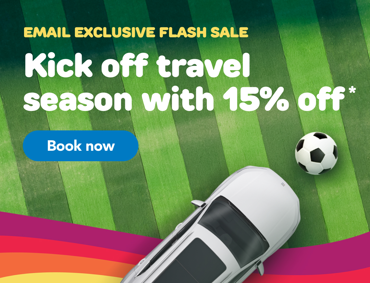Kick off travel season with 15% off* | Book now
