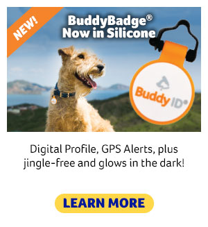 BuddyBadge Silicone Dog