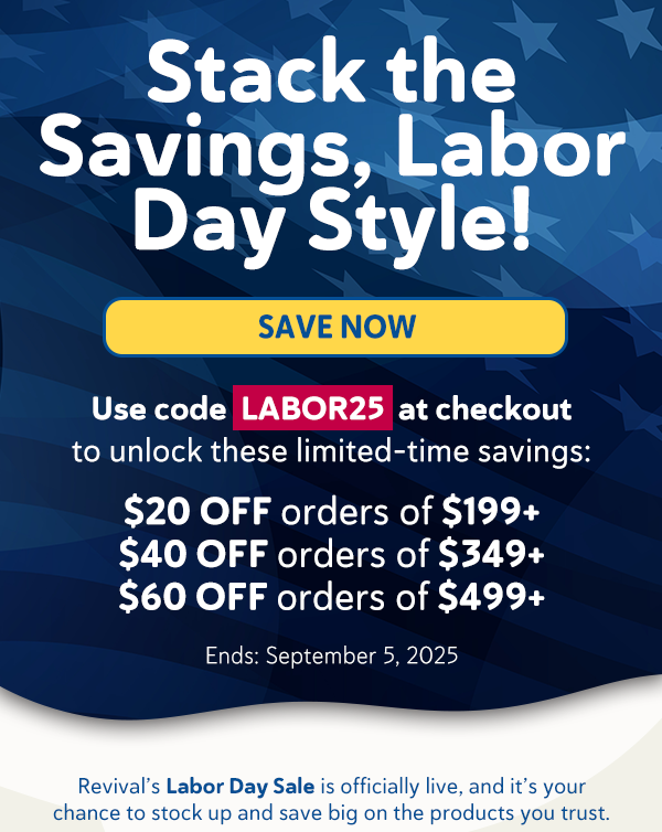 Stack the Savings, Labor Day Style!