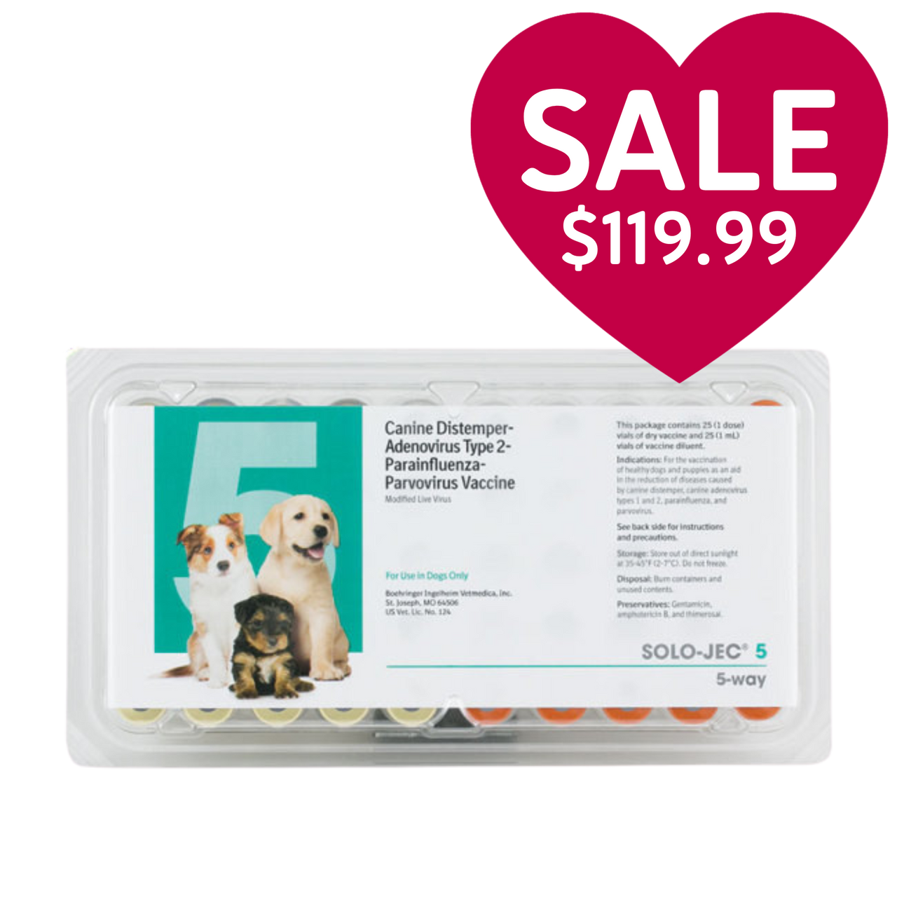 Solo-Jec® 5 Vaccine for Dogs