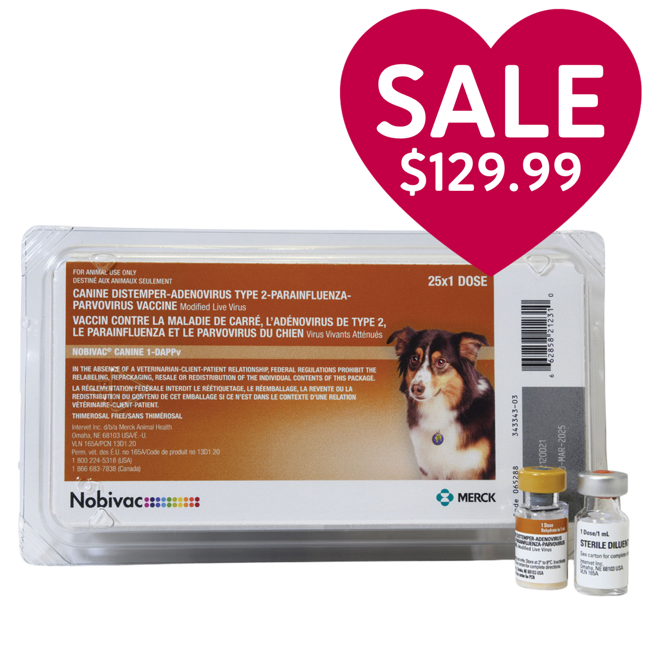Nobivac® Canine 1-DAPPv Vaccine for Dogs (5-Way)