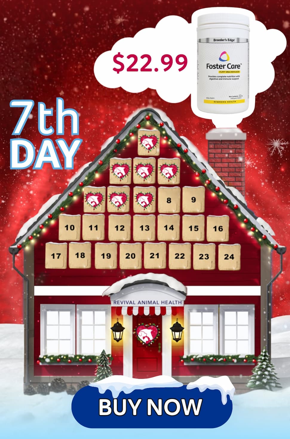 7th Day of Advent Product Highlight - Breeder's Edge® Foster Care™ Canine Milk Replacer