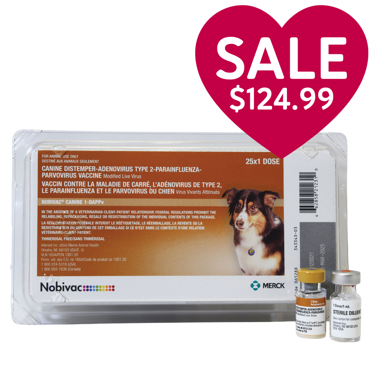 Nobivac® Canine 1-DAPPv Vaccine for Dogs (5-Way)