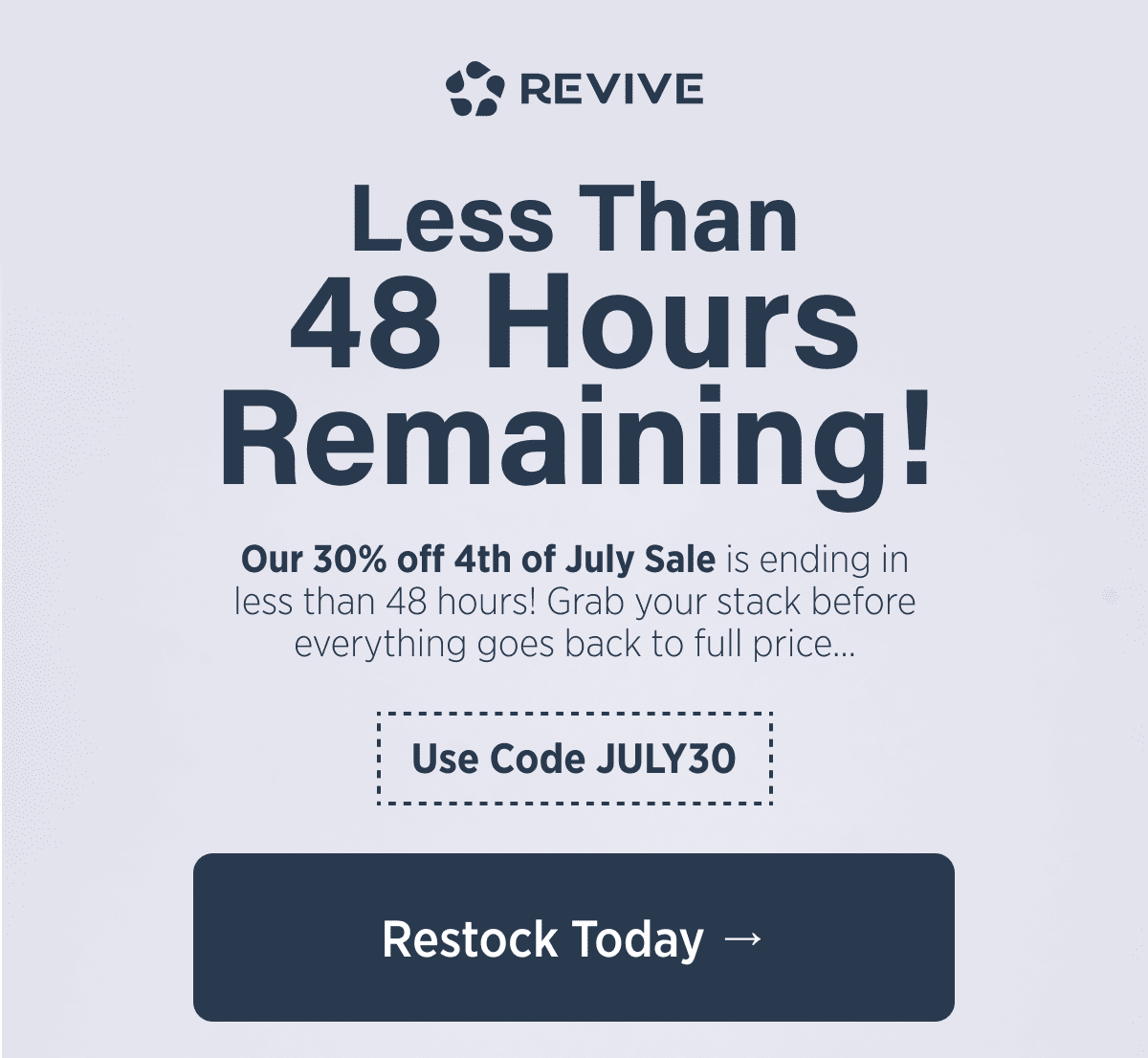 Less than 48 hours remaining 
