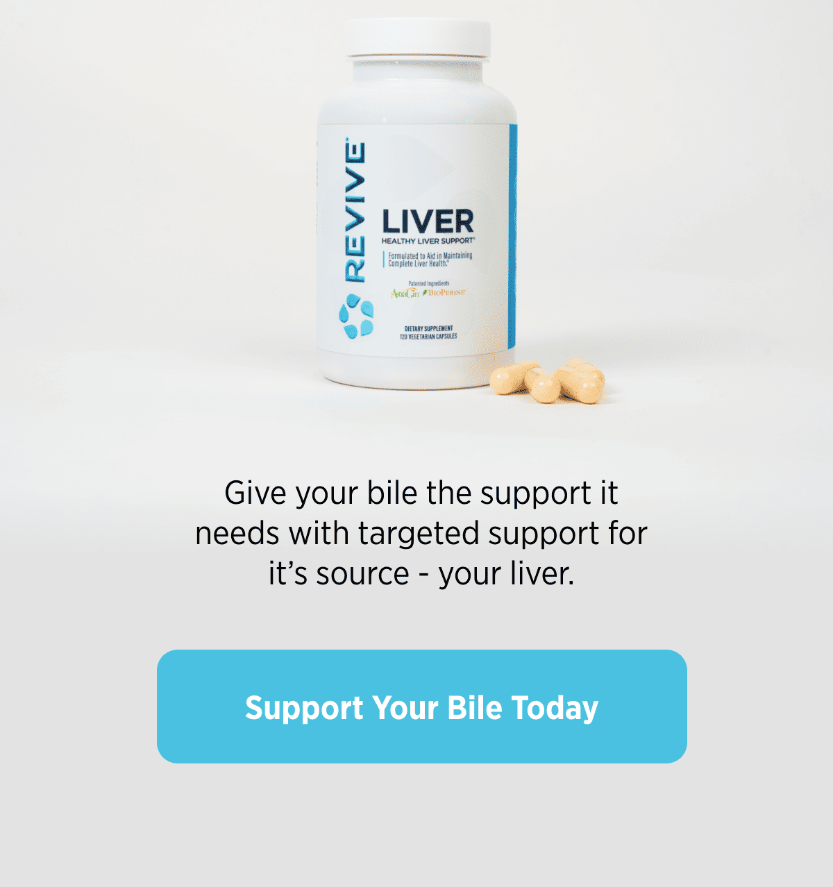 Give your bile the support it needs with targeted support for it's source - your liver