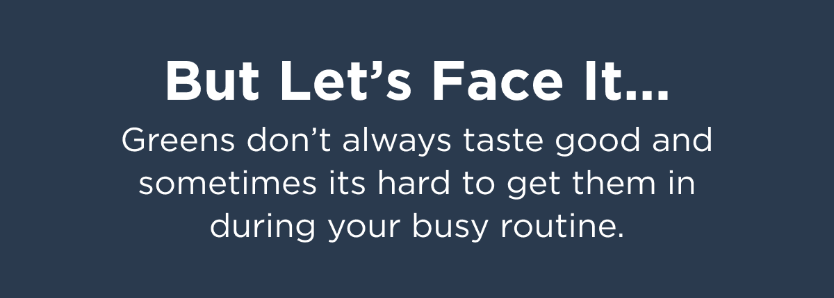 but let's face it...