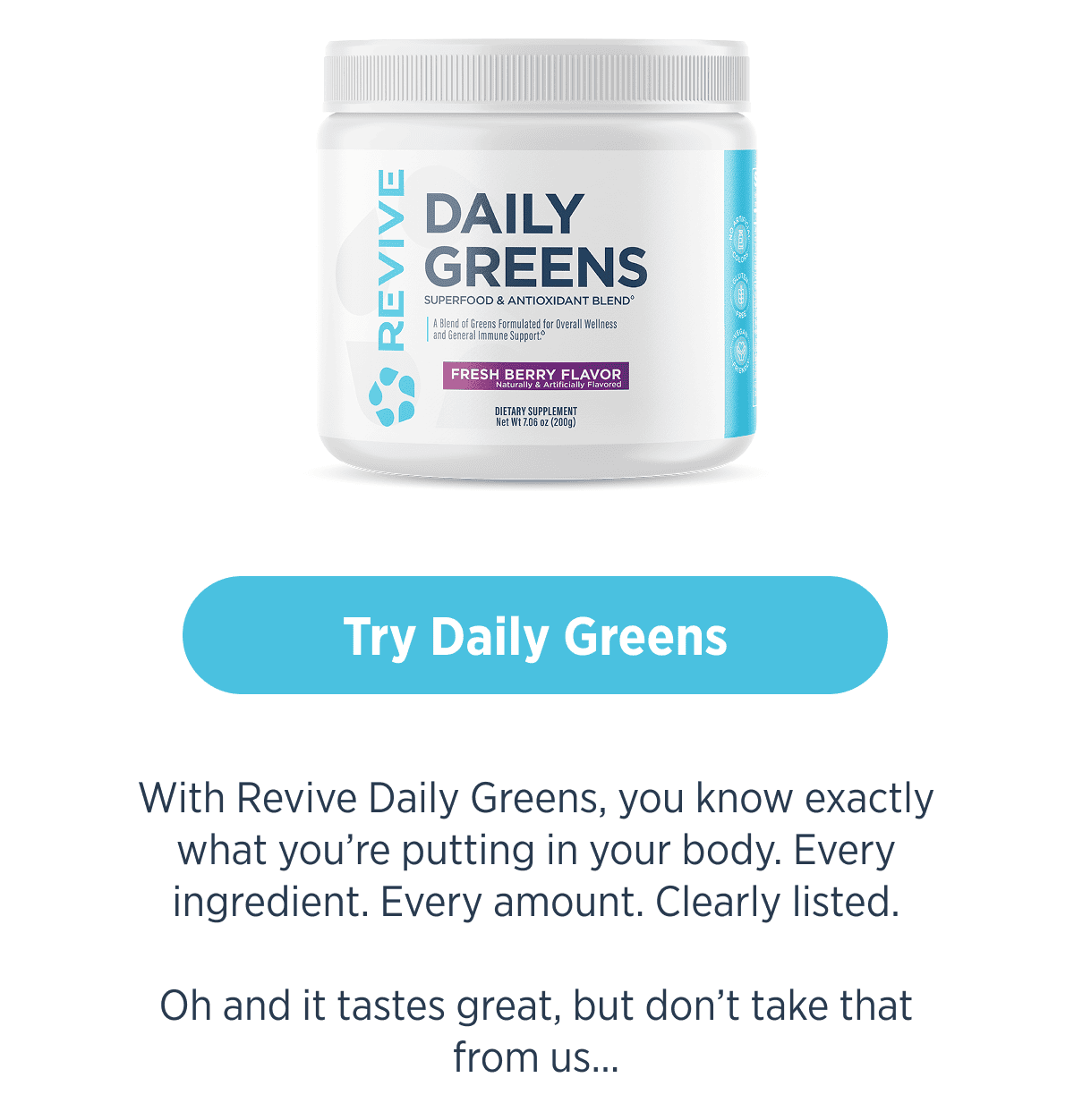 try daily greens