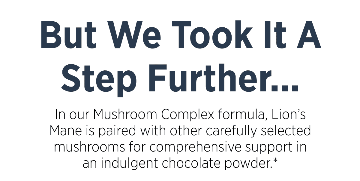but we took it a step further