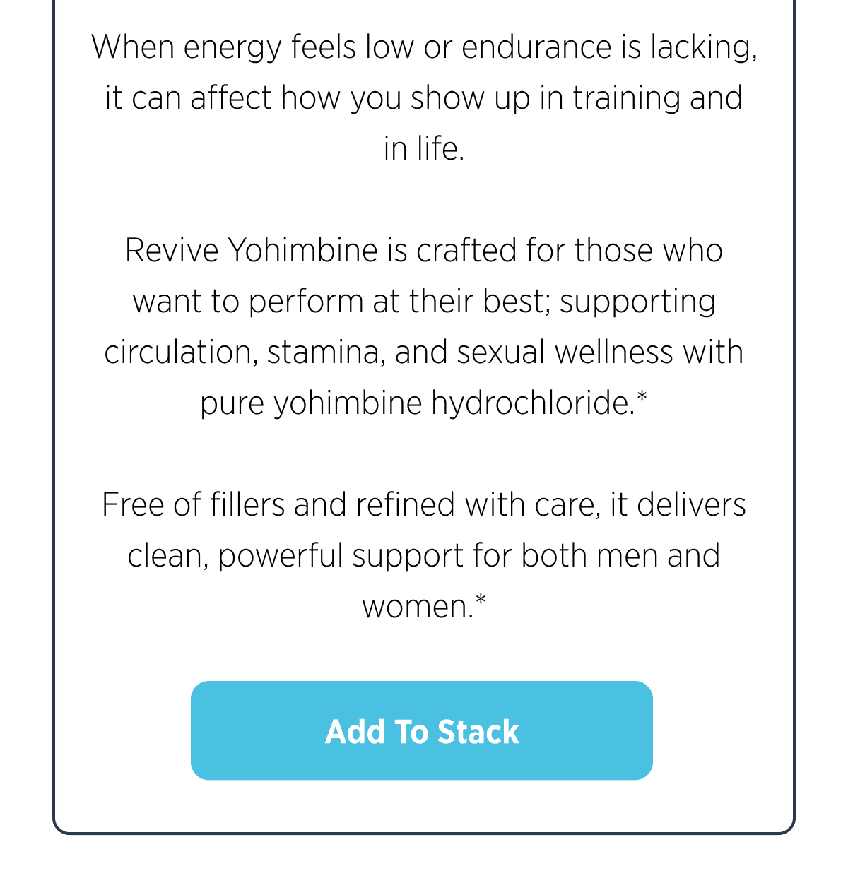 Discover Yohimbine
