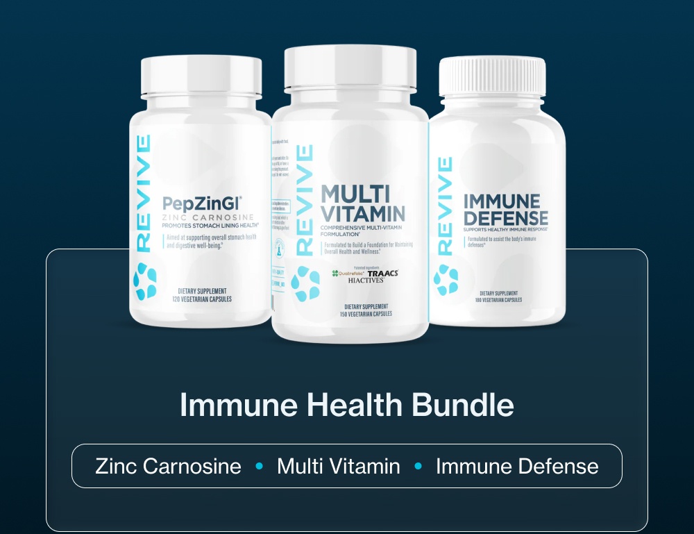 Immune Health Bundle Zinc Carnosine Multi Vitamin Immune Defense 