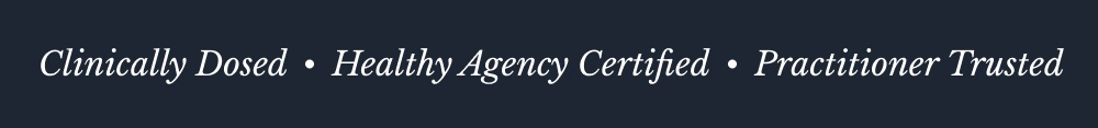 Clinically Dosed Healthy Agency Certified Practitioner Trusted