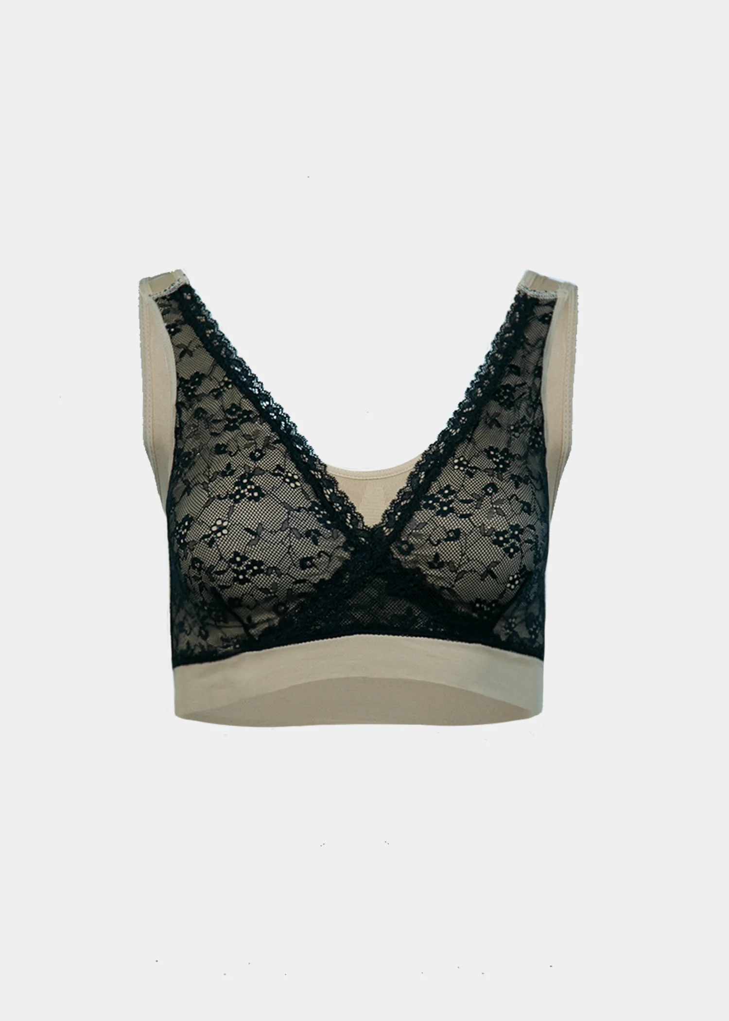 Image of Seamless Bra with Lace - Final Sale