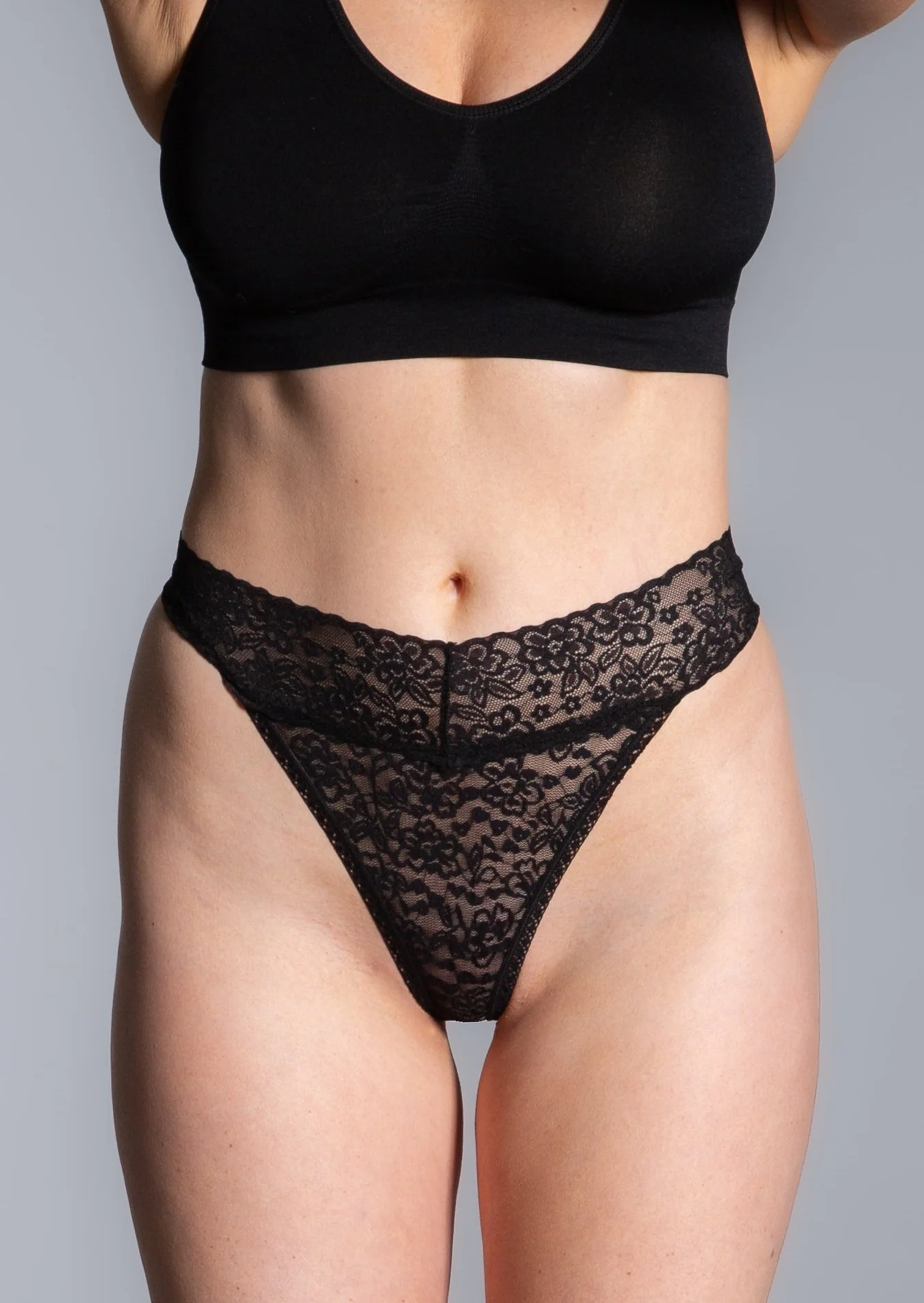 Image of Free Lace Thong Panty