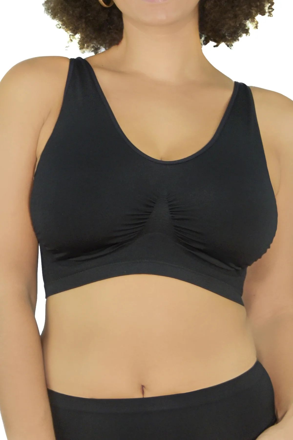 Image of Jacquard Ahh Bra® with Padded Adjustable Straps
