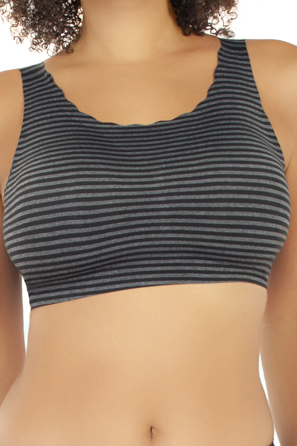 Image of Striped Body Bra