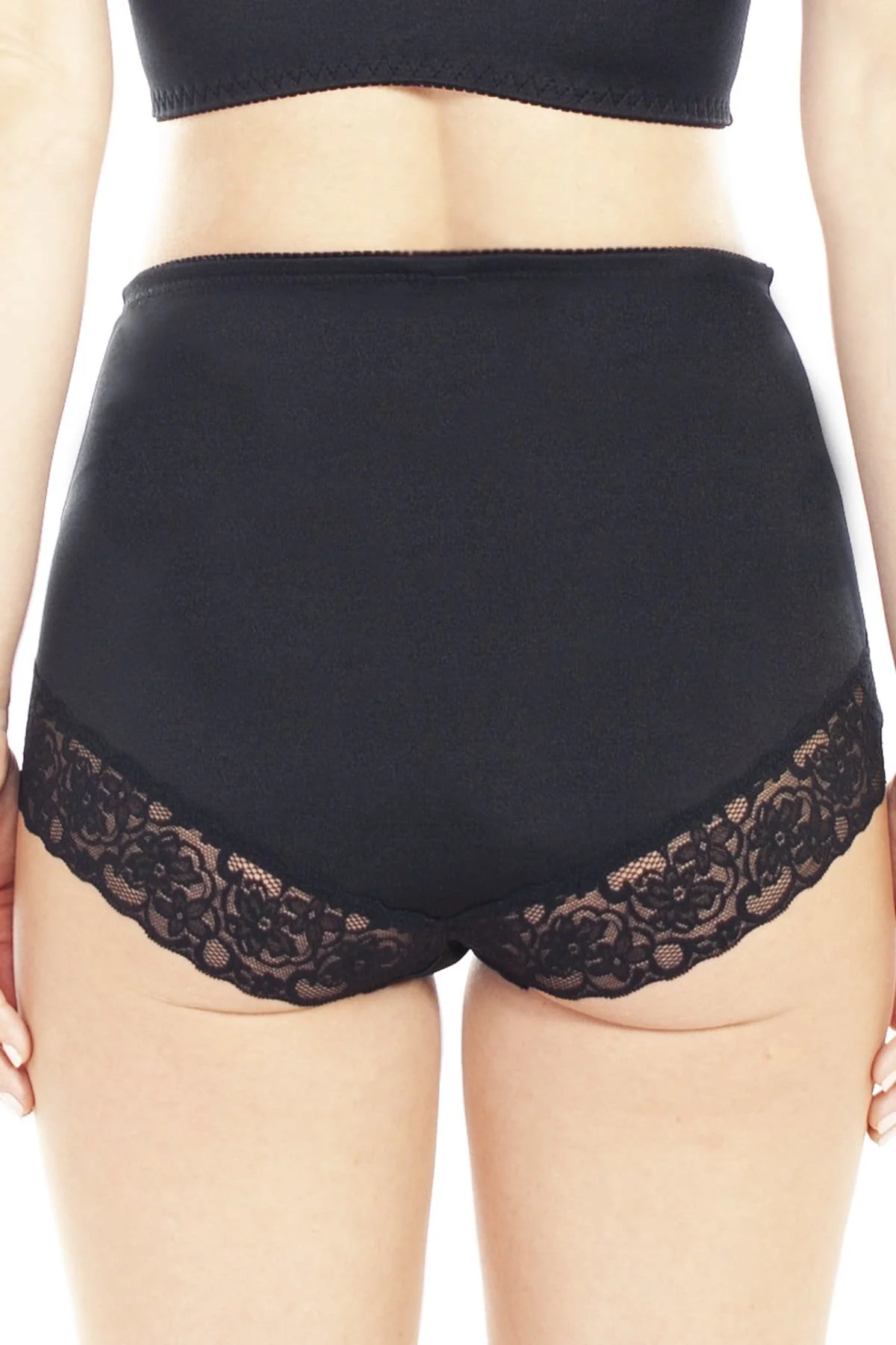 Image of Lace Trim Brief Panty - final sale
