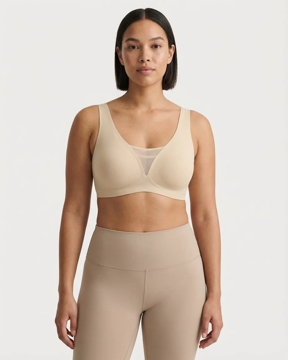 Image of Plunge Gel Bra With Mesh