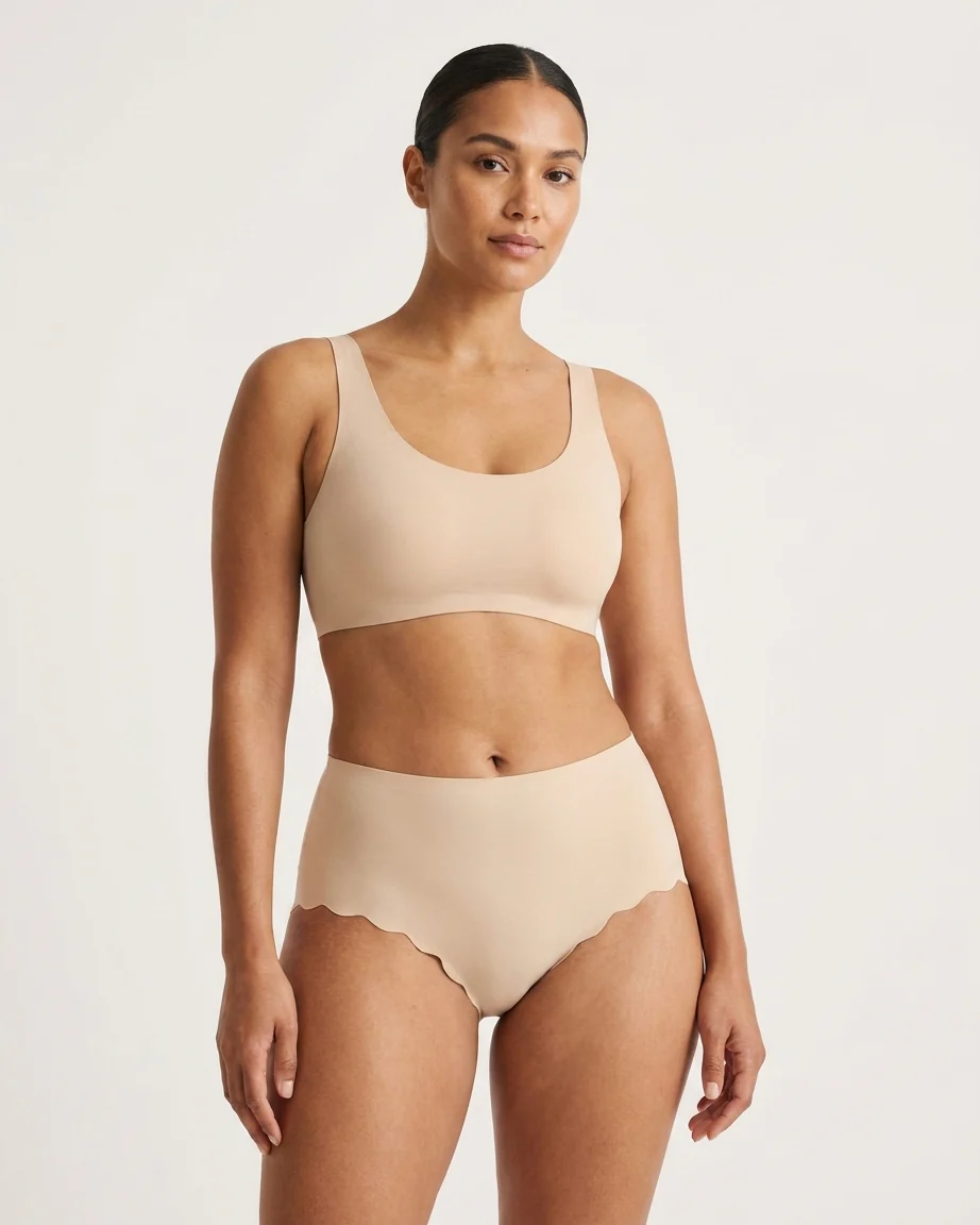 Image of Invisible Edge Scalloped Brief