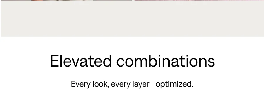 Elevated combinations