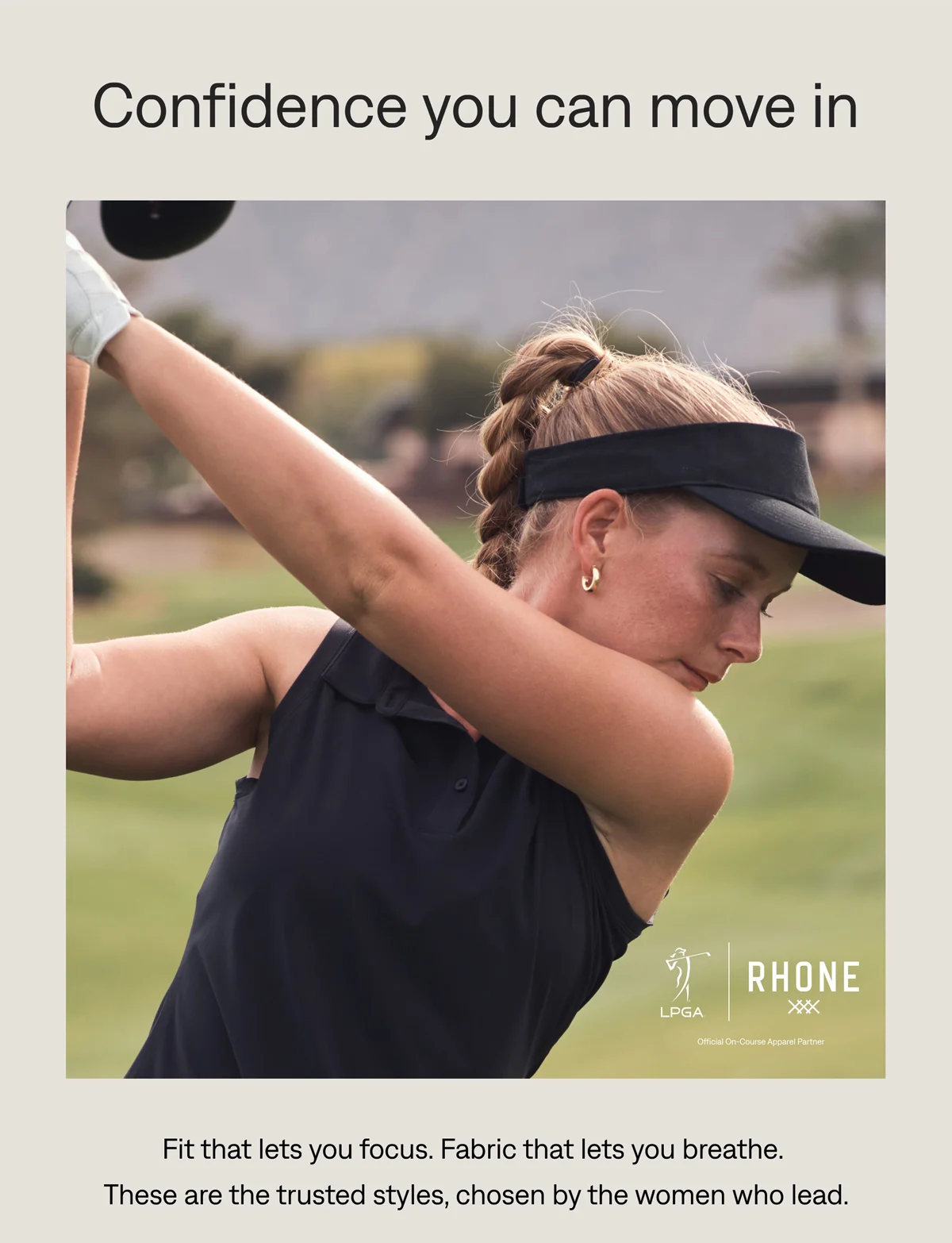 Confidence you can move in: Shop golf