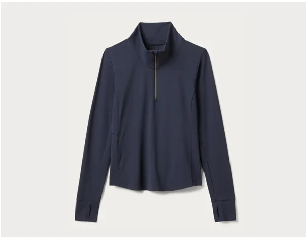 Course to Court 1/4 Zip: Navy Blue