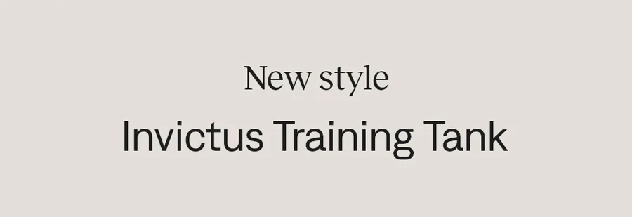 New style: Invictus Training Tank
