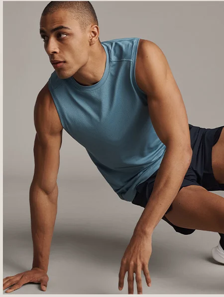 Invictus Training Tank: Blue Stone