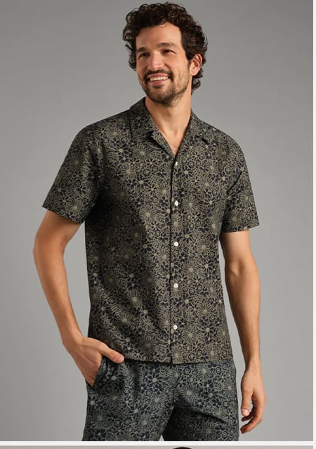 State of Mind Camp Collar Shirt