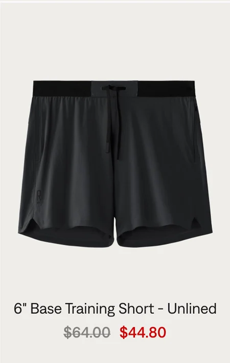 6'' Base Training Short - Unlined