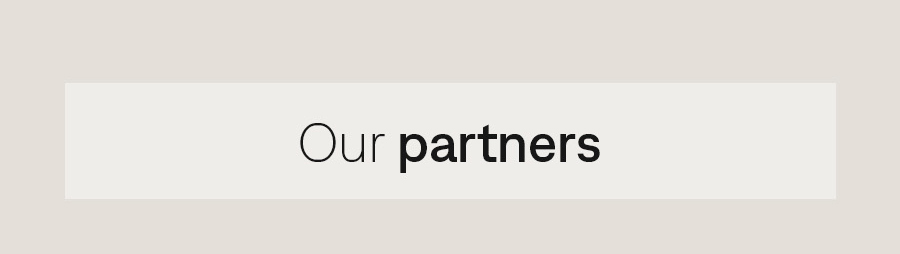 Our partners