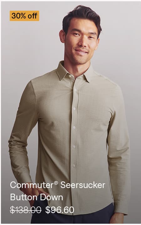 Commuter® Seersucker Button Down