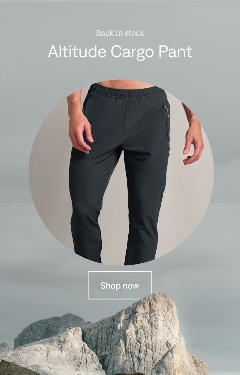 Back in stock: Altitude Cargo Pant